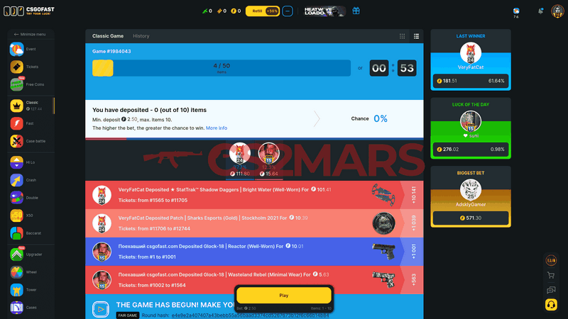 CSGOFast Discount & Reference Codes